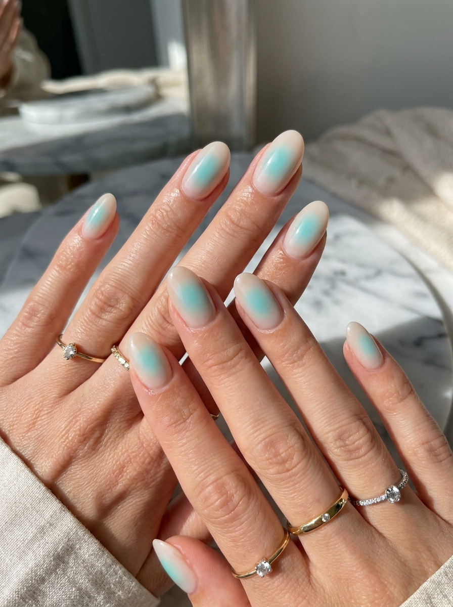 Türkis Aura Nails